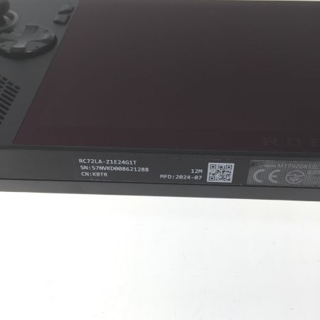  ASUS エイスース ポータブルゲーミングPC ROG Ally X RC72LA-Z1E24G1T ブラック 2024年7月製造 ACアダプター付