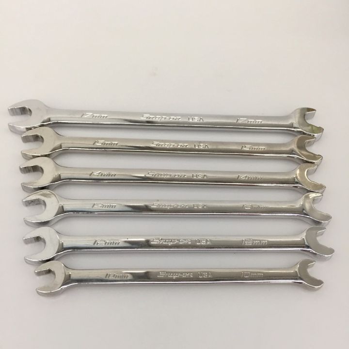 Snap-on スナップオン オープンエンドスピードレンチ SRSM10/SRSM12/SRSM13/SRSM14/SRSM15/SRSM17  6本セット｜中古｜なんでもリサイクルビッグバン