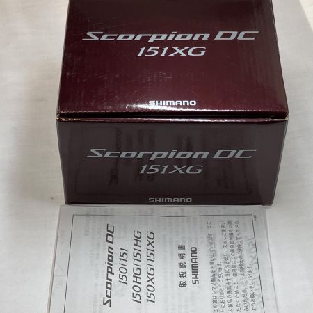  SHIMANO シマノ  ベイトリール 21 スコーピオン DC 151XG 04311
