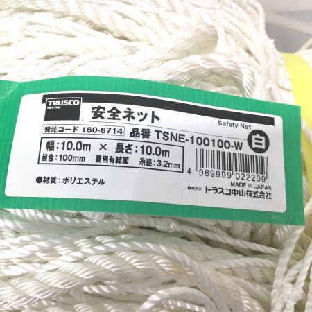  TRUSCO トラスコ 安全ﾈｯﾄ 10ｍ×10ｍ