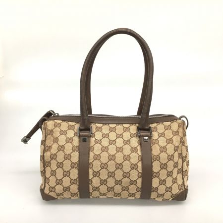  GUCCI グッチ GG柄ミニボストンバッグ キャンバス×レザー 0010851