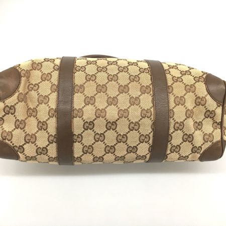  GUCCI グッチ GG柄ミニボストンバッグ キャンバス×レザー 0010851