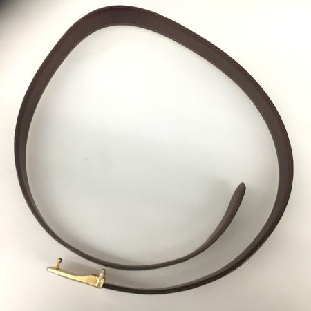  FENDI フェンディ S.A.S バックルロゴ レザーベルト ヴィンテージ 250-70077 ブラック×ブラウン