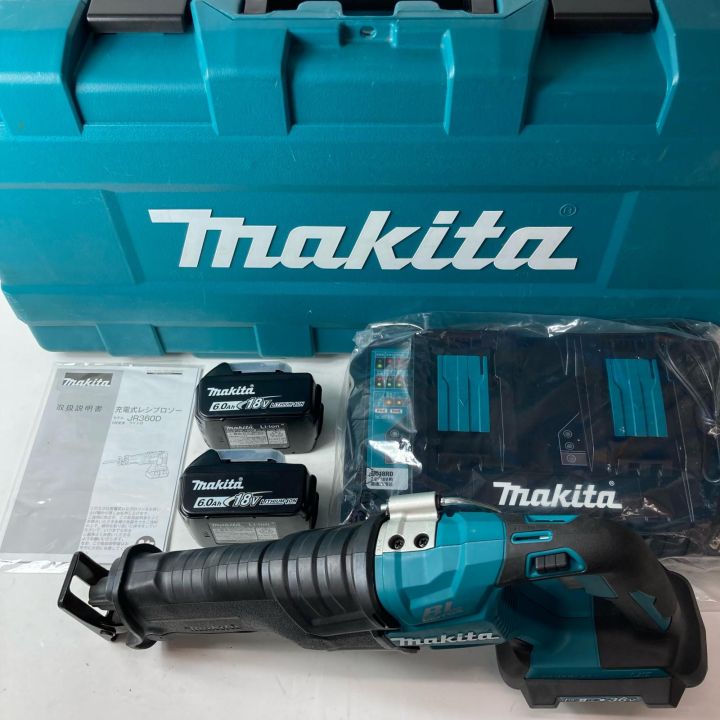 MAKITA マキタ 18V レシプロソー 充電式 JR360DPG2 ブルー 充電器・充