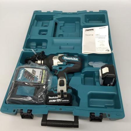  MAKITA マキタ 18V　充電式インパクトレンチ　(6.0Ahバッテリー×2、充電器DC18RC、ケース付) TW1001DRGX