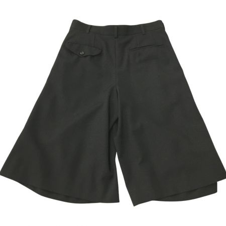  COMME des GARCONS コムデギャルソン BLACK COMME des GARCONS ウールカットデザインベルト付 ハーフパンツ XS 1L-P011 ブラック