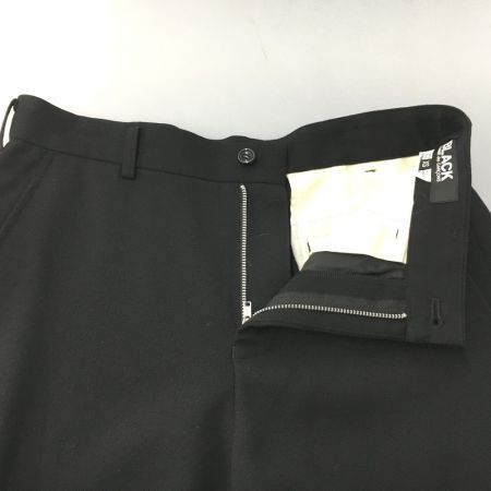  COMME des GARCONS コムデギャルソン BLACK COMME des GARCONS ウールカットデザインベルト付 ハーフパンツ XS 1L-P011 ブラック