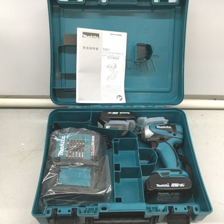  MAKITA マキタ 18v　1.5Ah　インパクトドライバ  充電器・充電池2個・ケース付   TD146DX