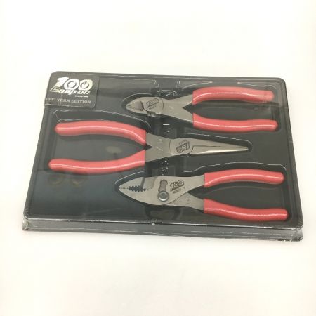  Snap-on スナップオン 100th YEAR EDITION プライヤー3点セット PL306ACFO レッド