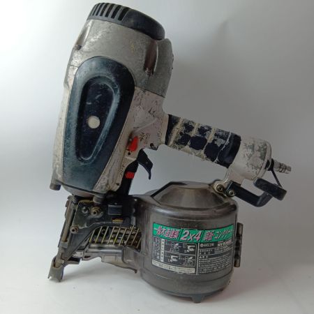 日立工機 エア釘打ち 常圧 90mm NV90AB2 ブラック×シルバー