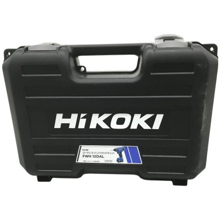  HiKOKI ハイコーキ 10.8V コードレスインパクトドライバー 充電器・充電池2個・ケース付  FWH12DAL ネイビー