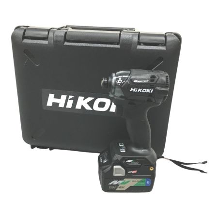  HiKOKI ハイコーキ インパクトドライバ 充電器・充電池1個・ケース付 コードレス式 36v WH36DCPX2 ブラック