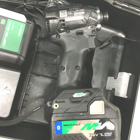  HiKOKI ハイコーキ インパクトドライバ 充電器・充電池1個・ケース付 コードレス式 36v WH36DCPX2 ブラック