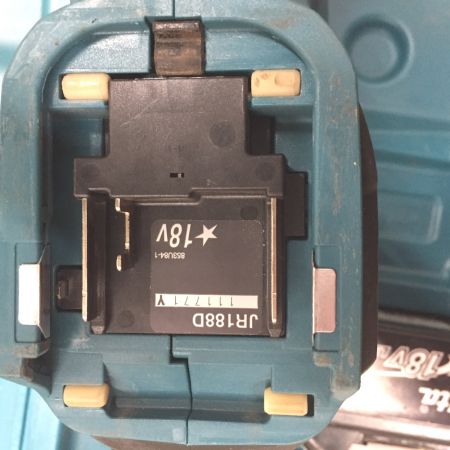  MAKITA マキタ 18V 充電式レシプロソー 充電器 バッテリー1個　（充電回数14回） ケース付 JR188D ブルー