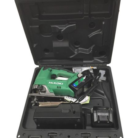  HiKOKI ハイコーキ ジグソー  充電器・充電池2個・ケース付 コードレス式 135mm 36v  CJ18DA XP グリーン