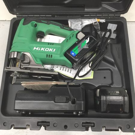  HiKOKI ハイコーキ ジグソー  充電器・充電池2個・ケース付 コードレス式 135mm 36v  CJ18DA XP グリーン