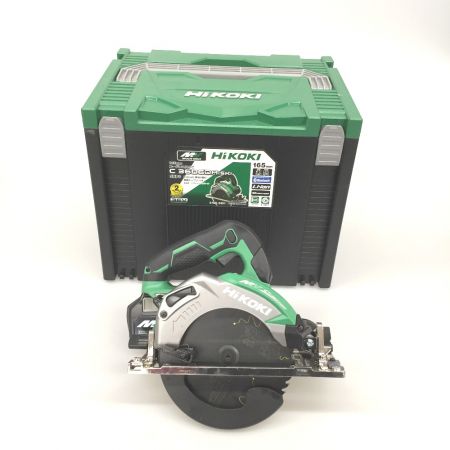  HiKOKI ハイコーキ コードレス丸のこ 36v 165mm C3606DA(SK) グリーン 充電器・充電池2個・ケース付