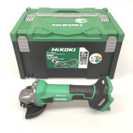  HiKOKI ハイコーキ コードレスディスクグラインダ 18v 100mm G1810DB 2XPZ グリーン 充電器・充電池2個・ケース付