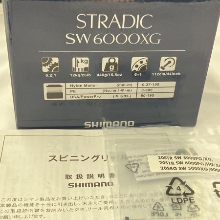  SHIMANO シマノ 2 スピニングリール 20ストラディック SW6000XG  04247