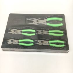 △△ Snap-on スナップオン スナップリングプライヤー 5点セット PAKLD203 グリーン Bランク