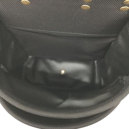 ЗЗ KNICKS コーデュラバリスティック ３段腰袋 チェーン金具付 ホダカ限定 BA-301DDX ブラック×レッド 赤ワッペン