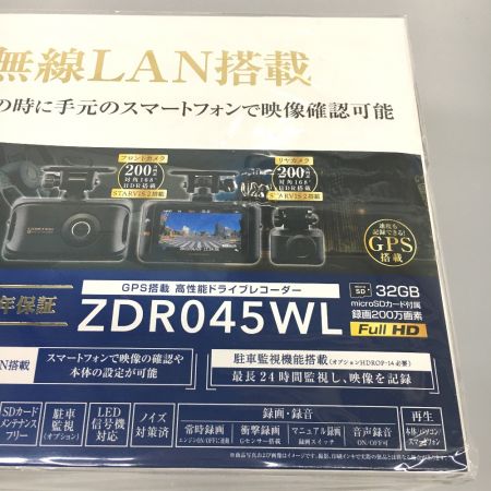  comtec  ドライブレコーダー  ZDR045WL