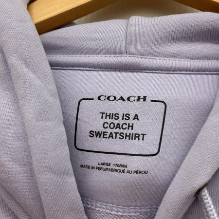  COACH コーチ エッセンシャル フーディー シグネチャー Lサイズ C8784 ラベンダー