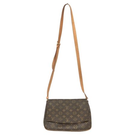  LOUIS VUITTON ルイヴィトン モノグラム ミュゼットタンゴ ショルダーバッグ　 M51388 ブラウン