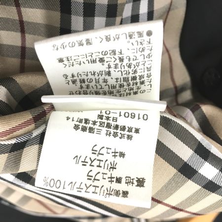  BURBERRY BLACK LABEL バーバリーブラックレーベル トレンチコート ノバチェック L BMA07-100-09 ブラック