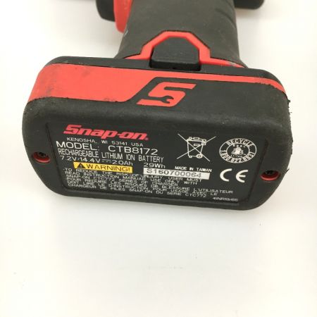  Snap-on スナップオン 1/4" コードレスインパクトドライバ 14.4v CT761QC レッド 充電池1個付