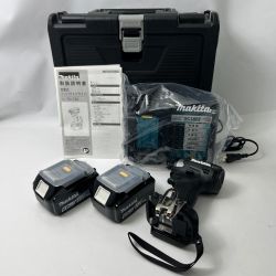 〇〇 MAKITA マキタ 充電式インパクトドライバ（黒） 18V 6Ah バッテリ2本 充電器 ケース付 TD173DRGXB ブラック 未使用品 Sランク