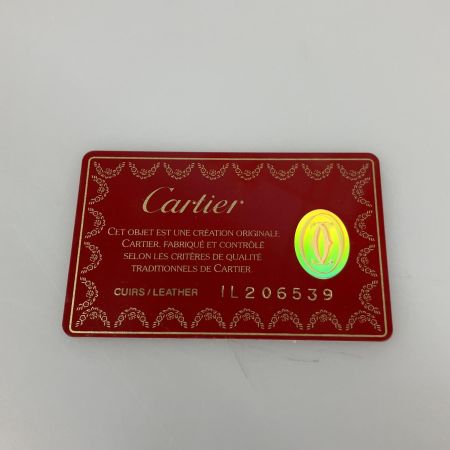  Cartier カルティエ パンテール マストライン ボックス型ハンドバッグ アズキ