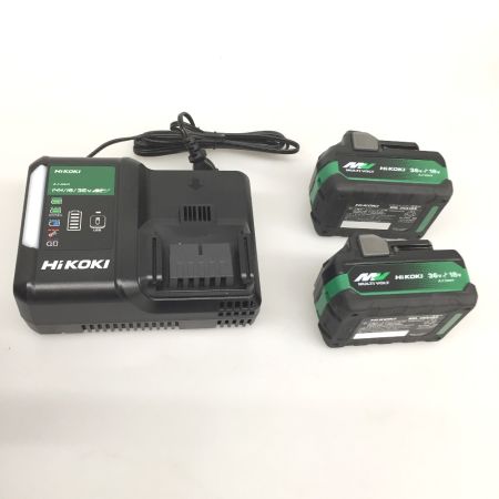  HiKOKI ハイコーキ コードレスディスクグラインダ G3610DC2XPZ グリーン 36v 100mm 充電器・充電池2個・ケース付