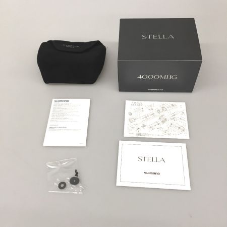  SHIMANO シマノ スピニングリール 22ステラ 4000MHG-K 4000MHGK ブラック 箱、ライン付