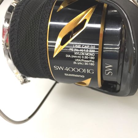  SHIMANO シマノ スピニングリール 20ステラ SW4000HG-C SW4000HG-C 箱、ライン付属