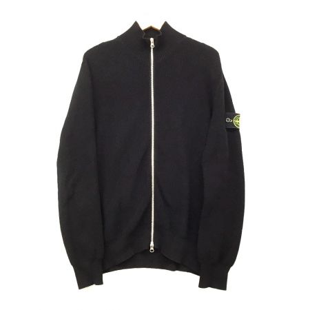  STONE ISLAND ストーンアイランド コンパスパッチ カーディガン ドライバーズニット　サイズM V0029 ブラック