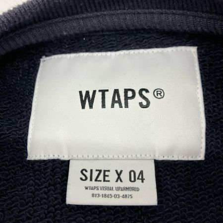  wtaps ダブルタップス 23SS カレッジロゴ クルーネックスウェット 4 231ATDT-CSM02 ネイビー