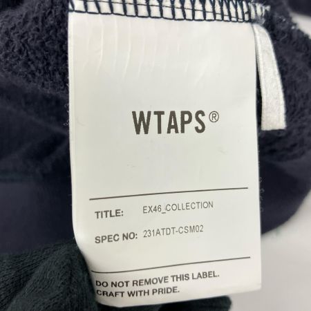  wtaps ダブルタップス 23SS カレッジロゴ クルーネックスウェット 4 231ATDT-CSM02 ネイビー