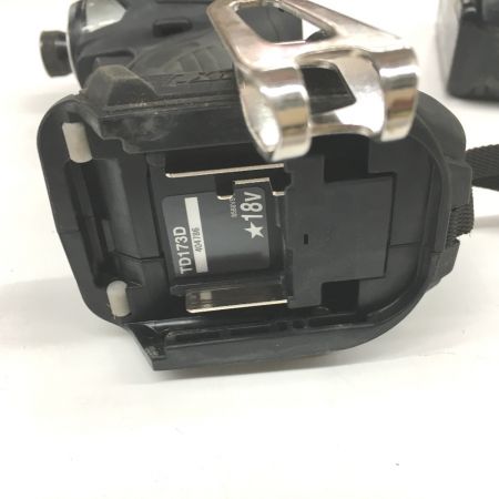  MAKITA マキタ 18V 充電式インパクトドライバ  BL1860Bバッテリー　1個付き TD173D ブラック