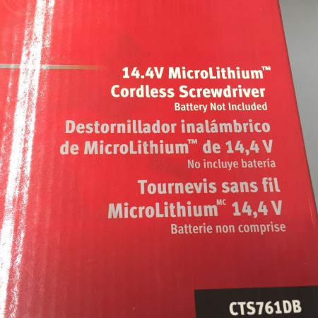  Snap-on スナップオン インパクトドライバ 14.4v 充電池1個付 CTS761DB