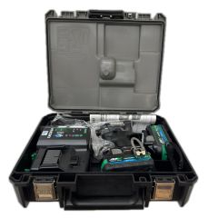  HiKOKI ハイコーキ 36V　充電式インパクトドライバ  （充電器・充電池2個・ケース付) WH36DD ブラック Sランク