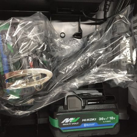  HiKOKI ハイコーキ 36V　充電式インパクトドライバ  （充電器・充電池2個・ケース付) WH36DD 2XHBSZ ブラック