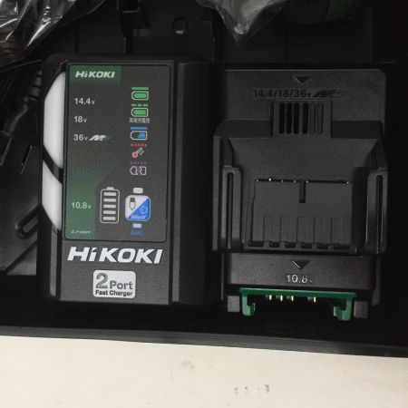  HiKOKI ハイコーキ 36V　充電式インパクトドライバ  （充電器・充電池2個・ケース付) WH36DD 2XHBSZ ブラック