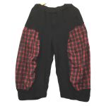 △△ COMME des GARCONS コムデギャルソン  パンツ  SIZE XS  1L-P015 レッド×ブラック Bランク