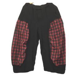 △△ COMME des GARCONS コムデギャルソン  パンツ  SIZE XS  1L-P015 レッド×ブラック Bランク