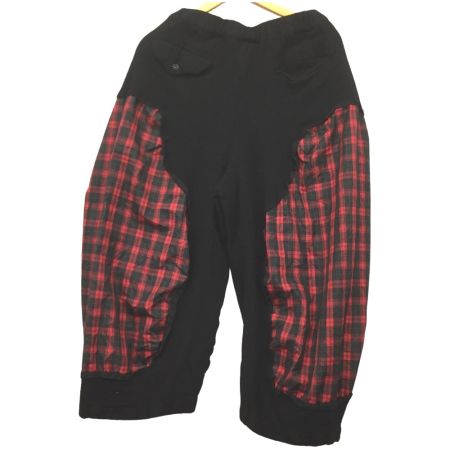  COMME des GARCONS コムデギャルソン  パンツ  SIZE XS  1L-P015 レッド×ブラック