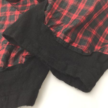  COMME des GARCONS コムデギャルソン  パンツ  SIZE XS  1L-P015 レッド×ブラック