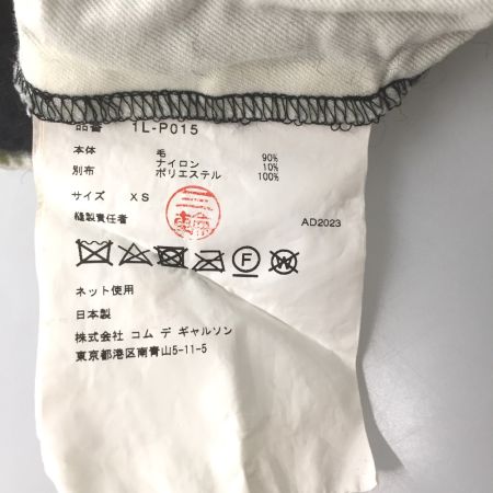  COMME des GARCONS コムデギャルソン  パンツ  SIZE XS  1L-P015 レッド×ブラック