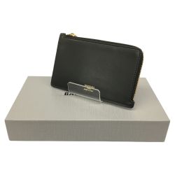 △△ BALENCIAGA バレンシアガ コイン & カードホルダー エンベロープ フラグメントケース 736734 ブラック Aランク
