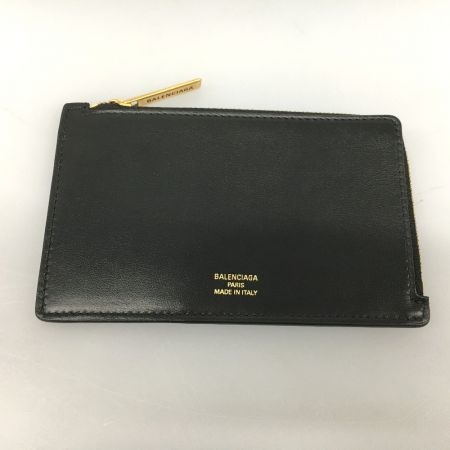  BALENCIAGA バレンシアガ コイン & カードホルダー エンベロープ フラグメントケース 736734 ブラック